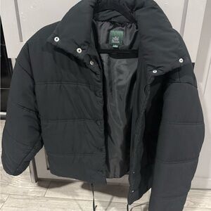 Wild Fable Men's Black Puffer Jacket